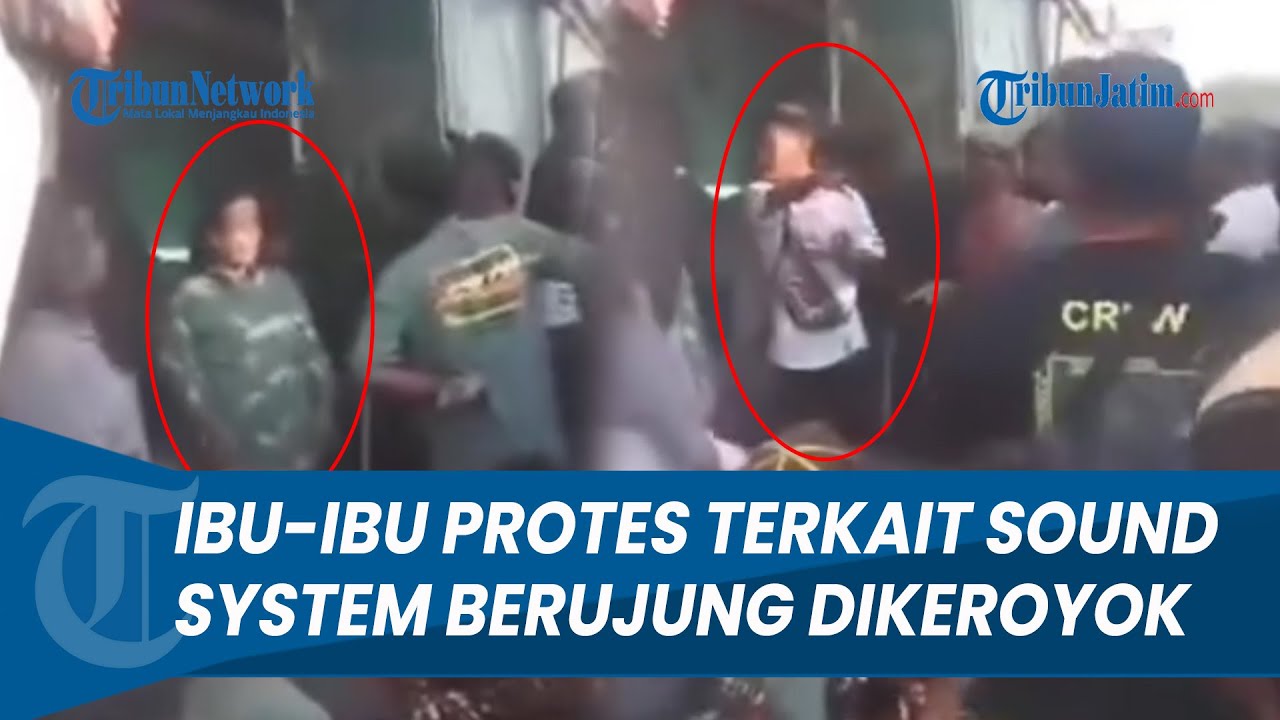 VIRAL! Seorang Ibu-ibu Dikeroyok Sekelompok Pemuda Karnaval Gegara Sound System di Pati