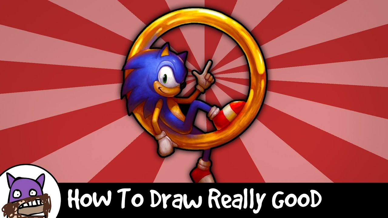 ✐ How To Draw Really Good - Sonic ✐