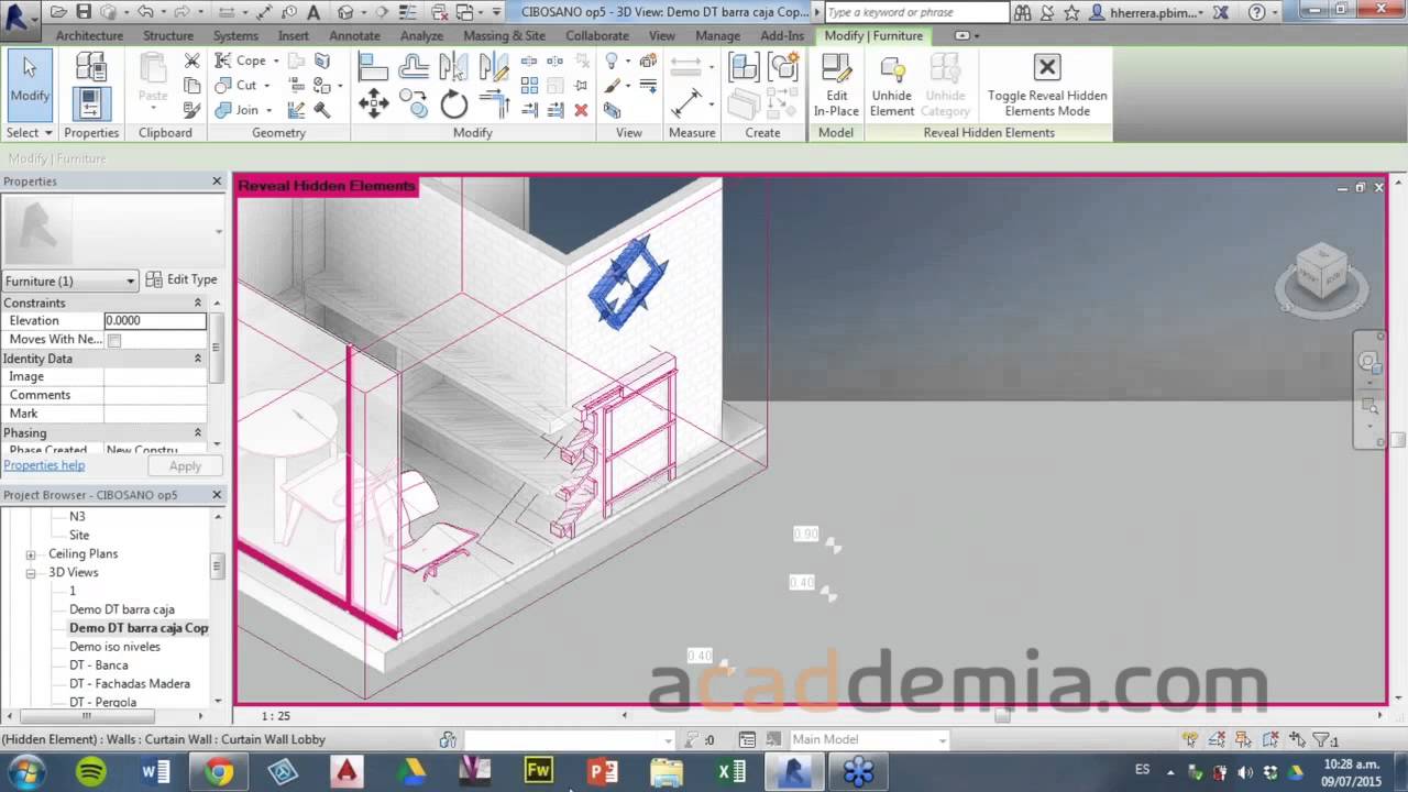 #Tutorial &iquest;C&oacute;mo crear detalles en 3D en Autodesk REVIT?