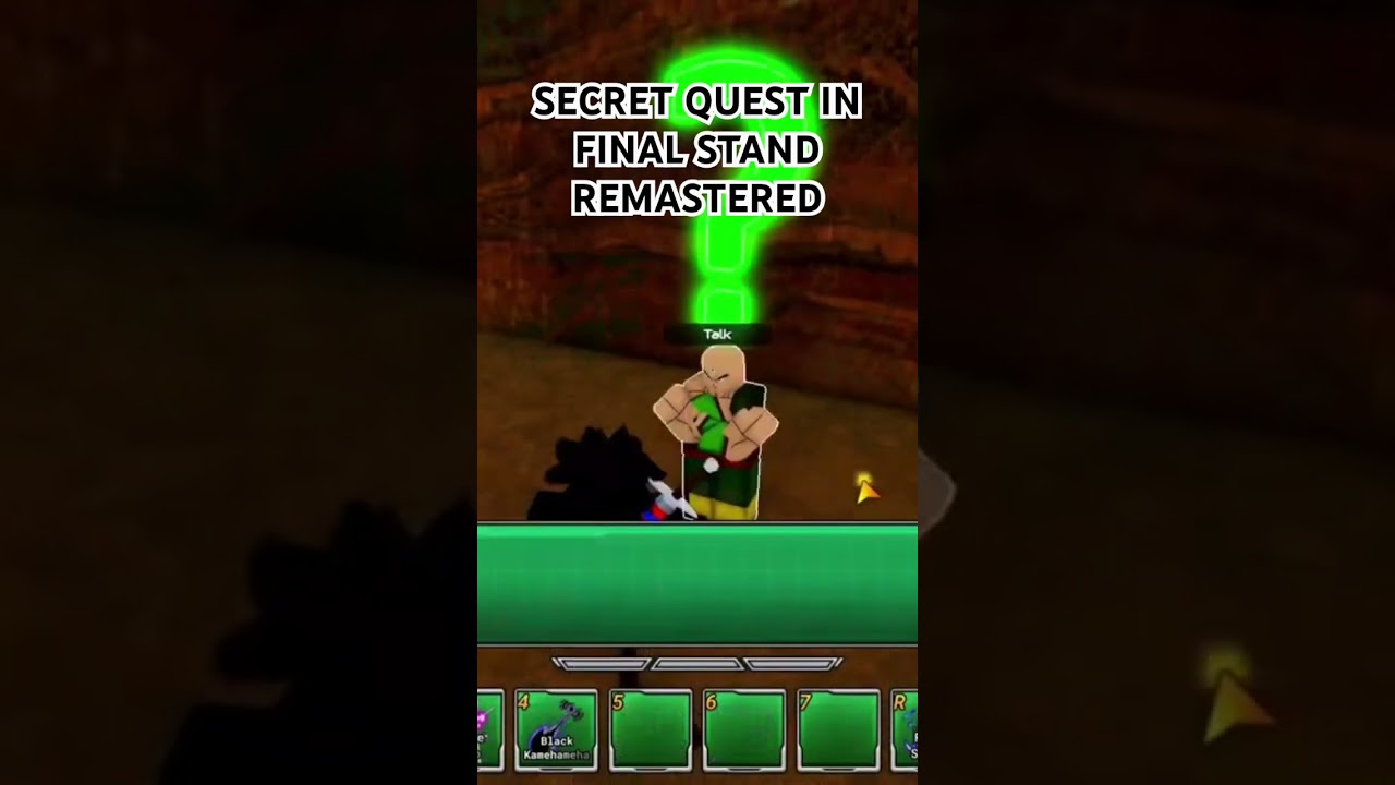 SECRET QUEST  | DBZ Final Stand Remastered #dbz #finalstand #roblox