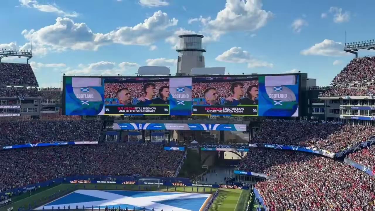 Flower Of Scotland Vs Morocco Fan Footage (AMAZING) 