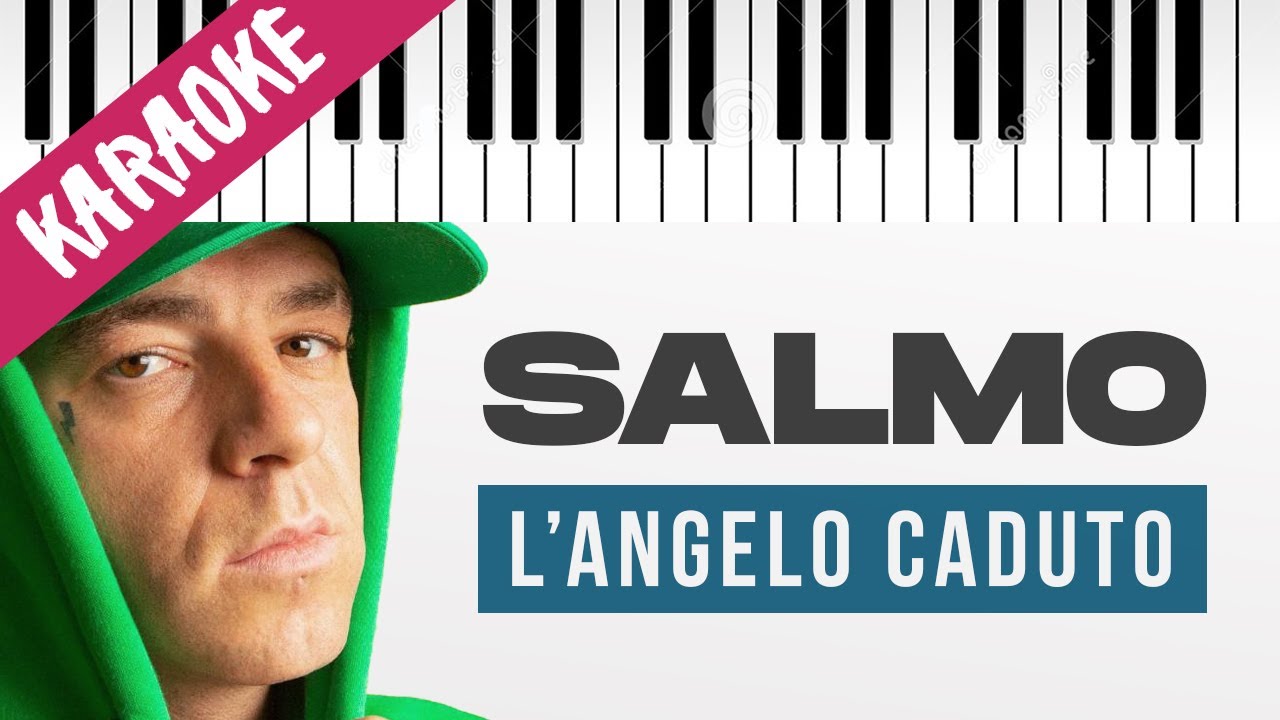 Salmo | L'ANGELO CADUTO // Piano Karaoke con Testo