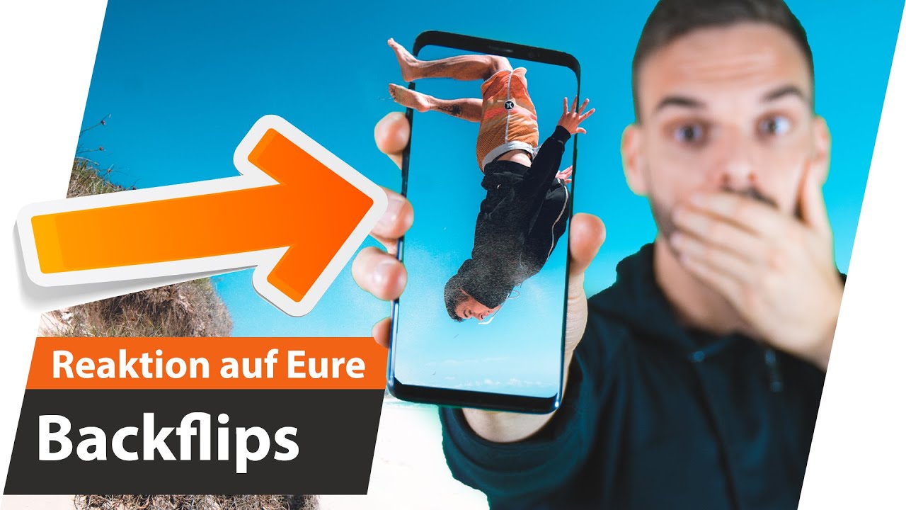 Reaktion auf EURE BACKFLIPS + Gewinner - Der beste Backflip | Andiletics
