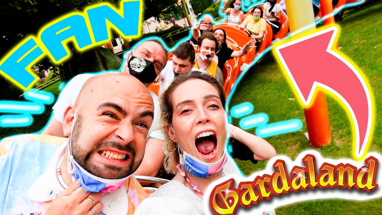 ATTRAZIONI PAZZE CON I FAN A GARDALAND!!!
