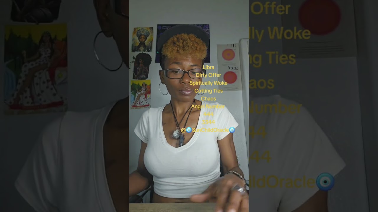 Libra you are spiritually woke dont pay them any mind . #Libra #fyp #oraclereading 