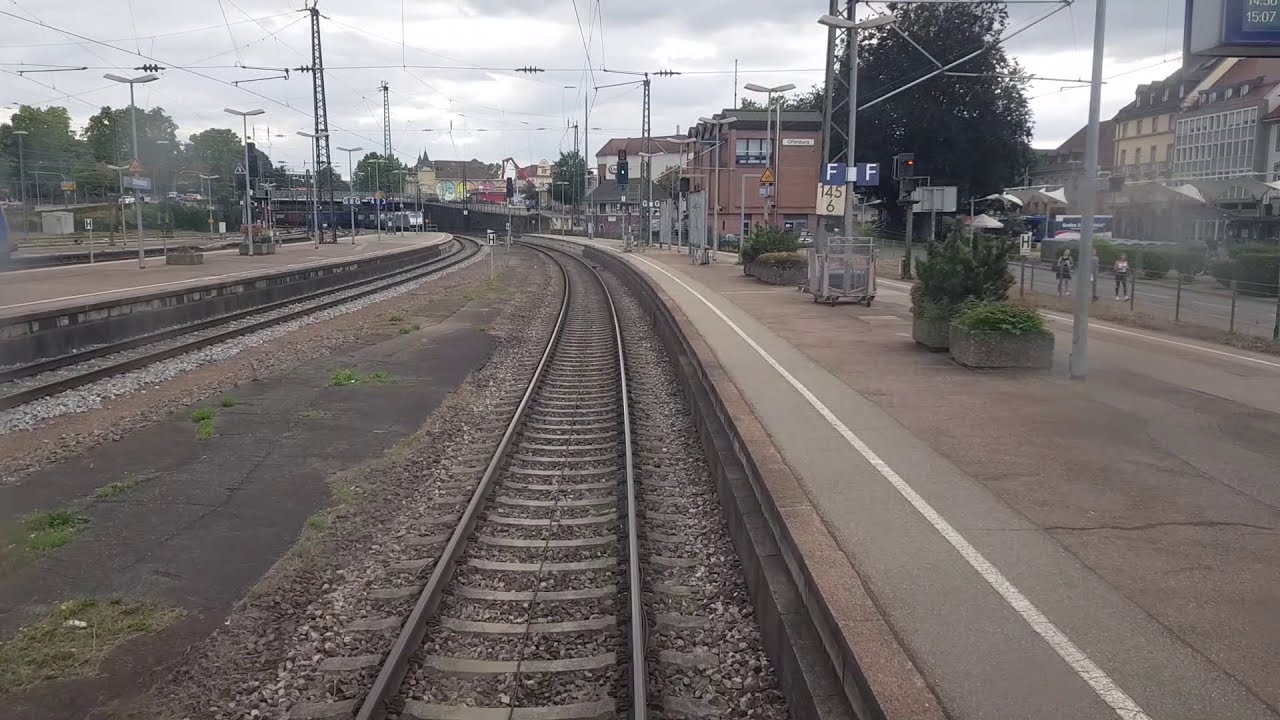 Führerstandsmitfahrt Offenburg - Basel Badischer Bahnhof | BR146