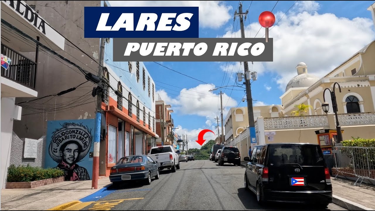 🇵🇷🚙DRIVING AROUND LARES PUERTO RICO 4K🍦🍨
