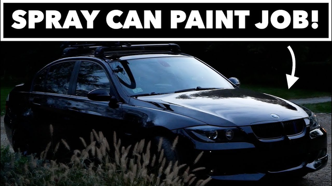 I PAINTED MY BMW WITH SPRAY CANS! // How To Paint a Car DIY