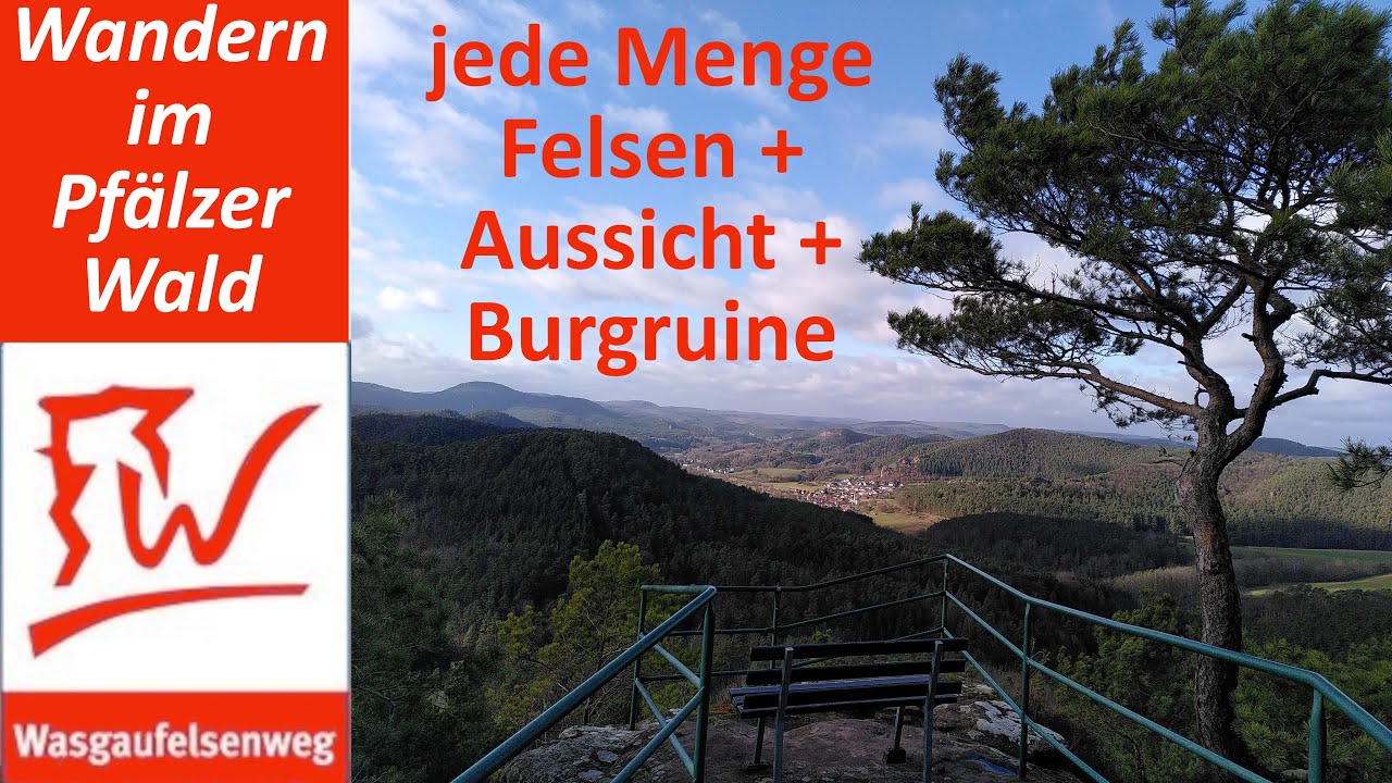 Wasgau Felsenweg / Felsenpfad, Pf&auml;lzer Wald Wanderung unweit vom Dahner Felsenland