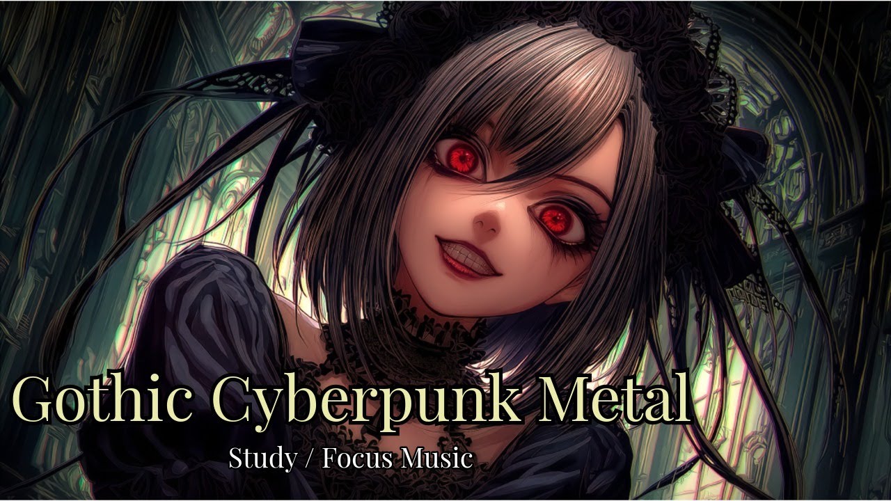 Gothic Cyberpunk Metal – Study / Focus Music | Dark Atmosphere