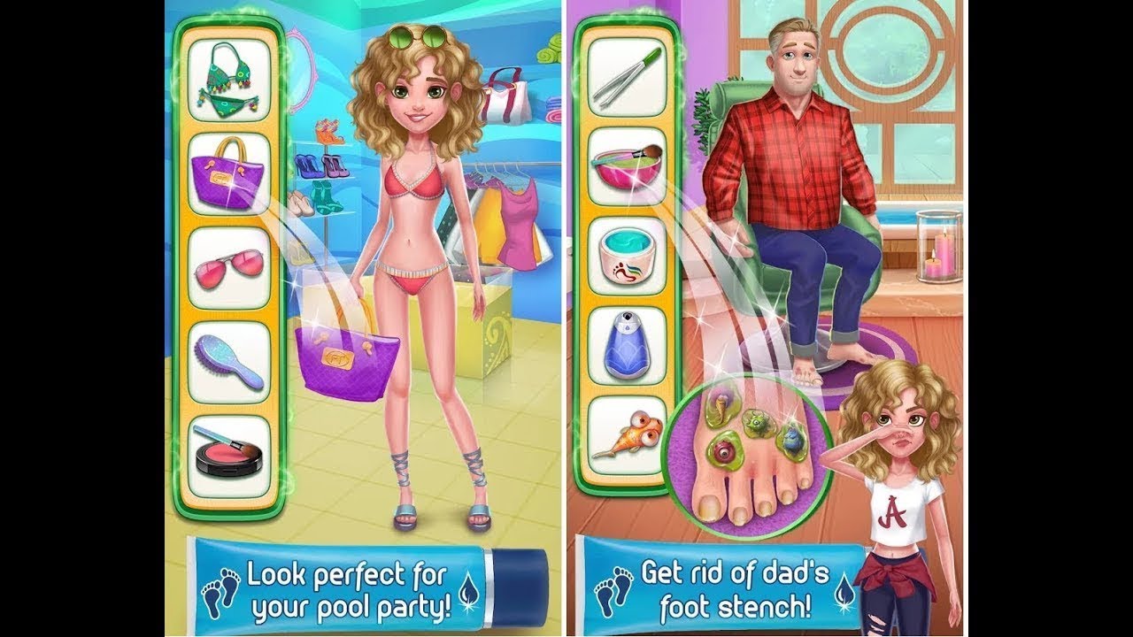 EEW! Stinkiest Feet Ever My Dad’s Smelly Problem TabTale android gameplay Games for girls