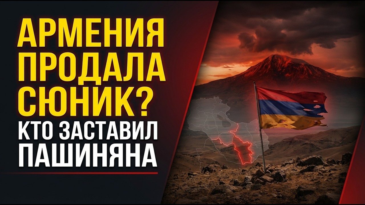 АРМЕНИЯ ПРОДАЛА СЮНИК? Кто заставил Пашиняна подписать документ на 99 ЛЕТ