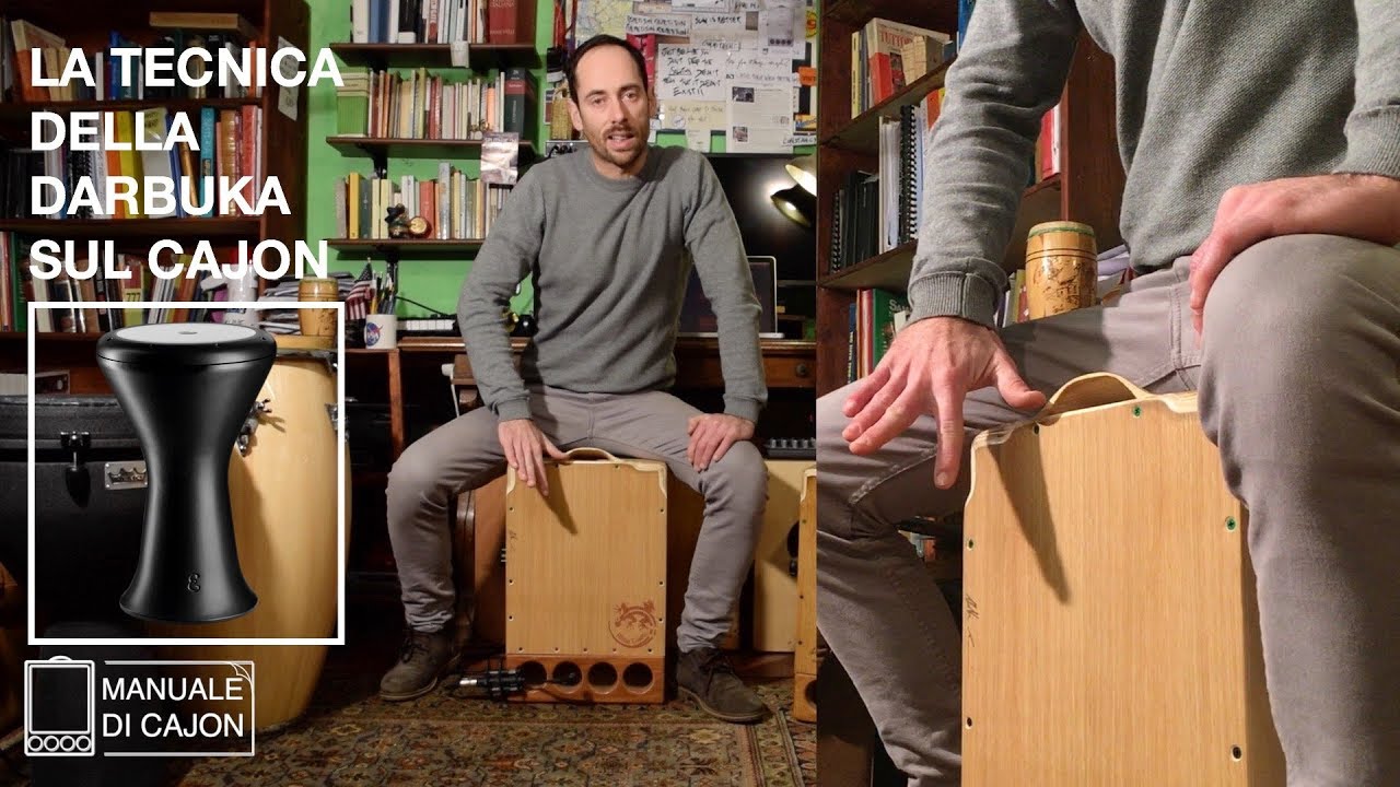 Lezione di cajon 12 - Rullo darbuka (splitfinger) | Livello avanzato