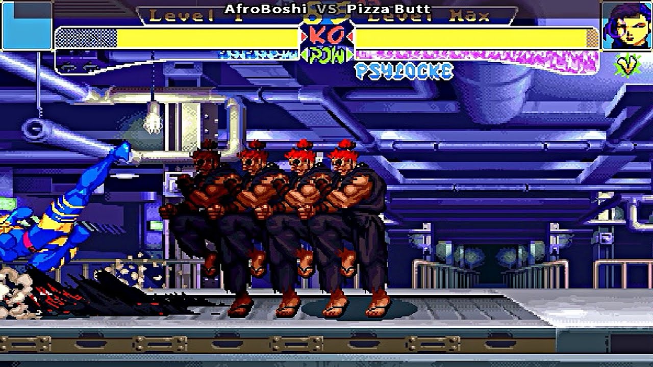 X-Men - children of the atom (Boss Hack) - AfroBoshi vs Pizza Butt