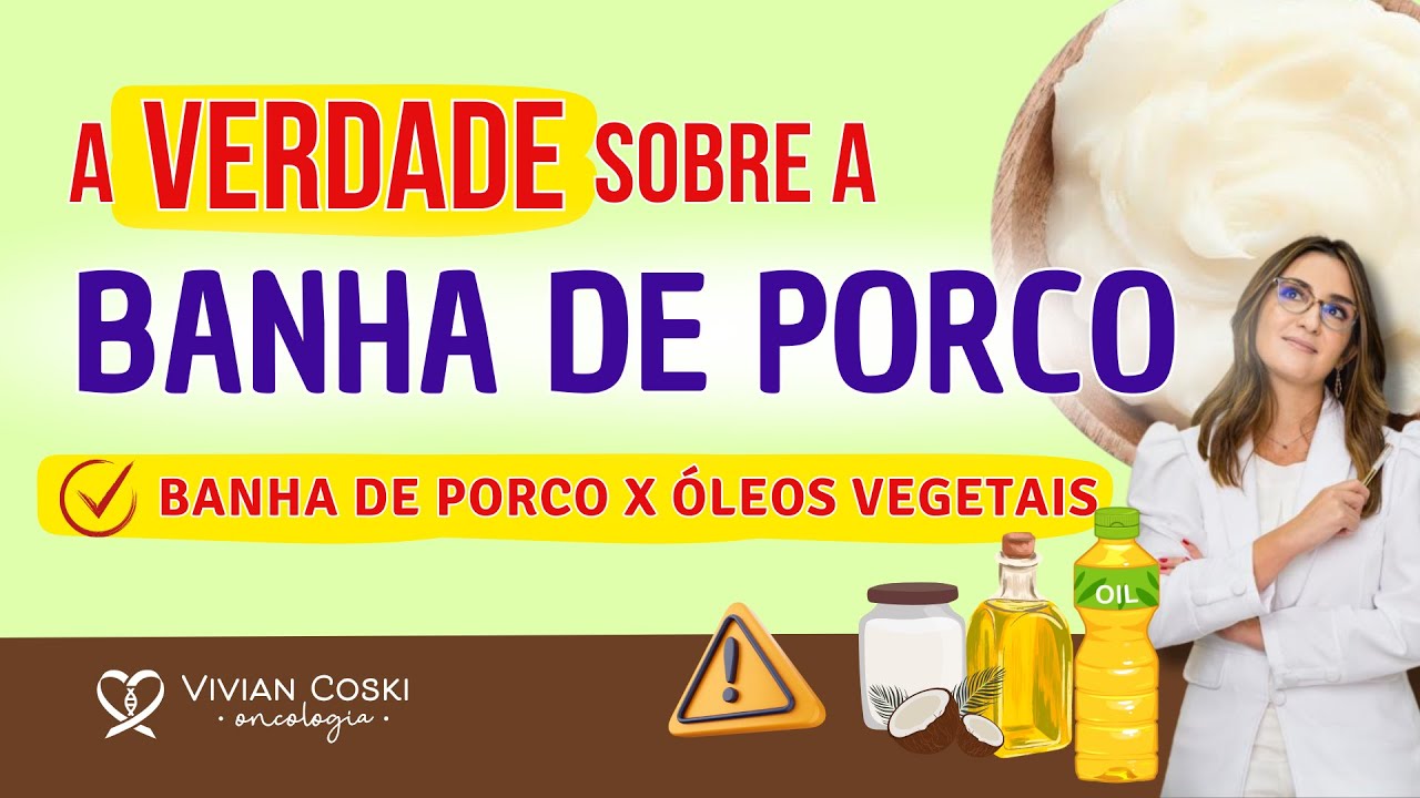 Saiba definitivamente se é melhor cozinhar com banha de porco ou óleos vegetais...