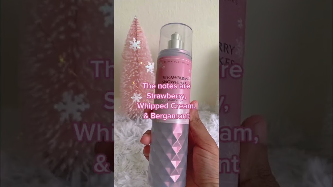 ❄️🍓 Strawberry Snowflake Bath, & Body Works ￼