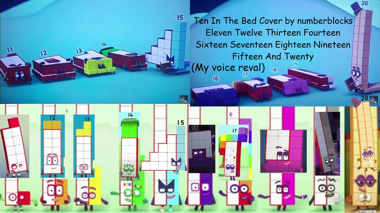 Misson Acomplished Hush Hush Sweet Dreams All of you The numberblocks teen numbers