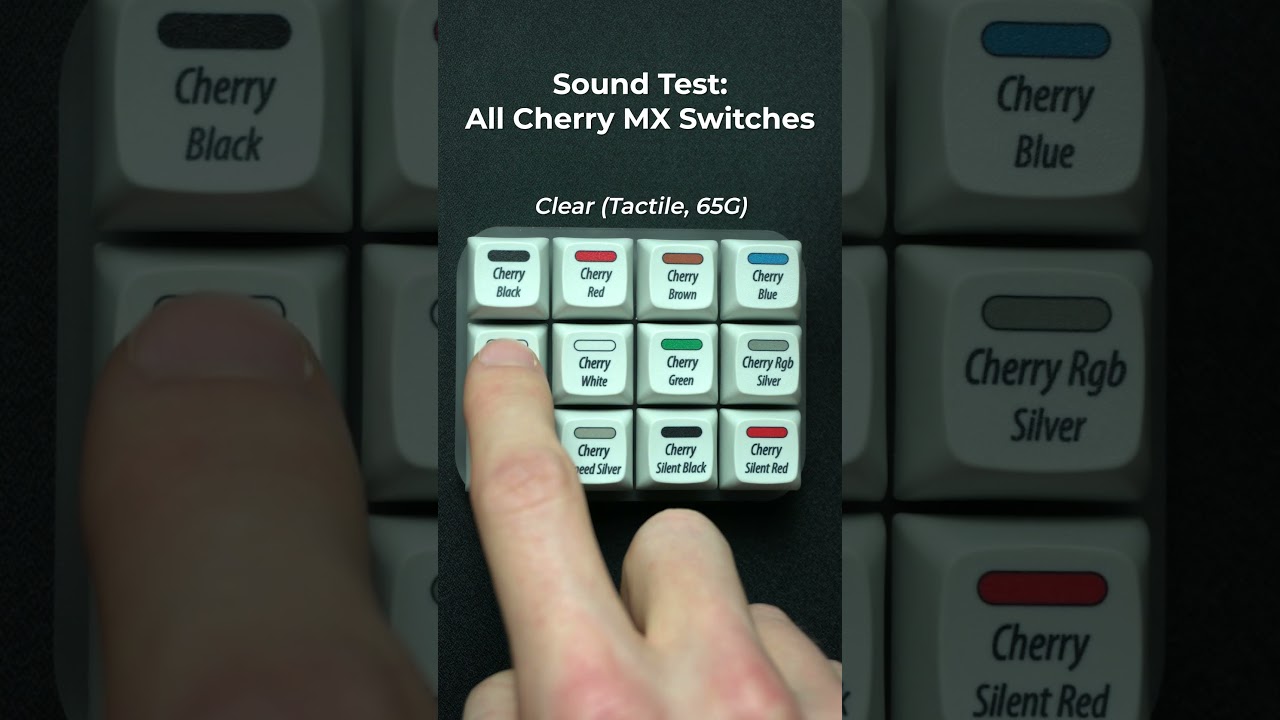 Sound Test - All Cherry MX Switches!