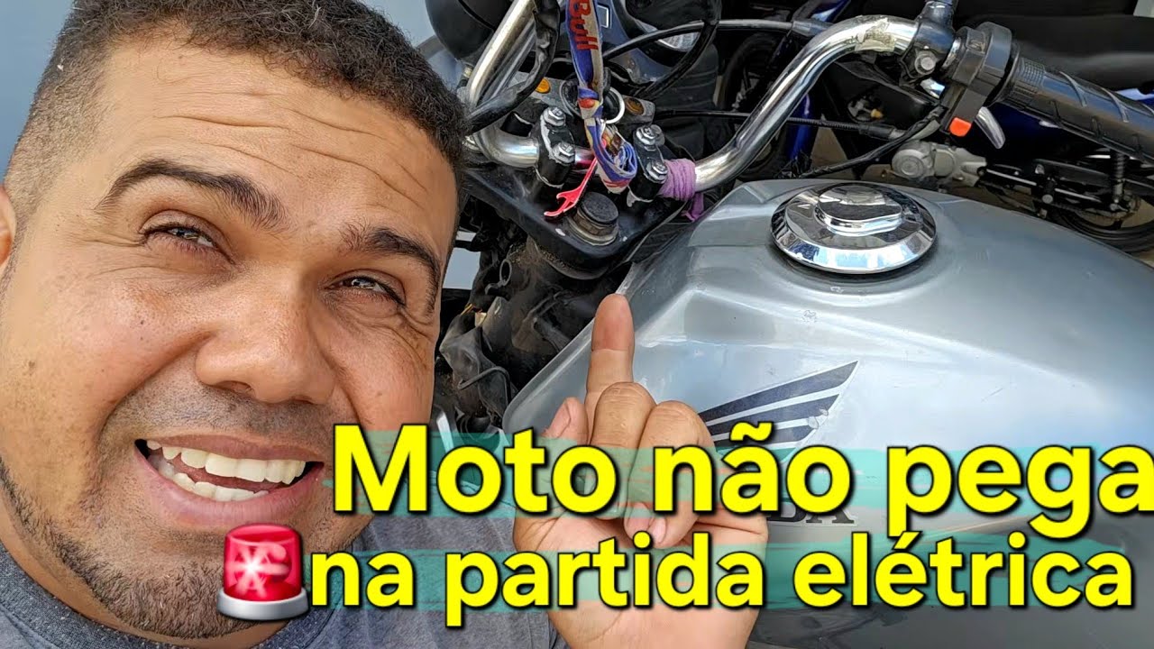 Moto não pega na partida elétrica veja achar o defeito 
