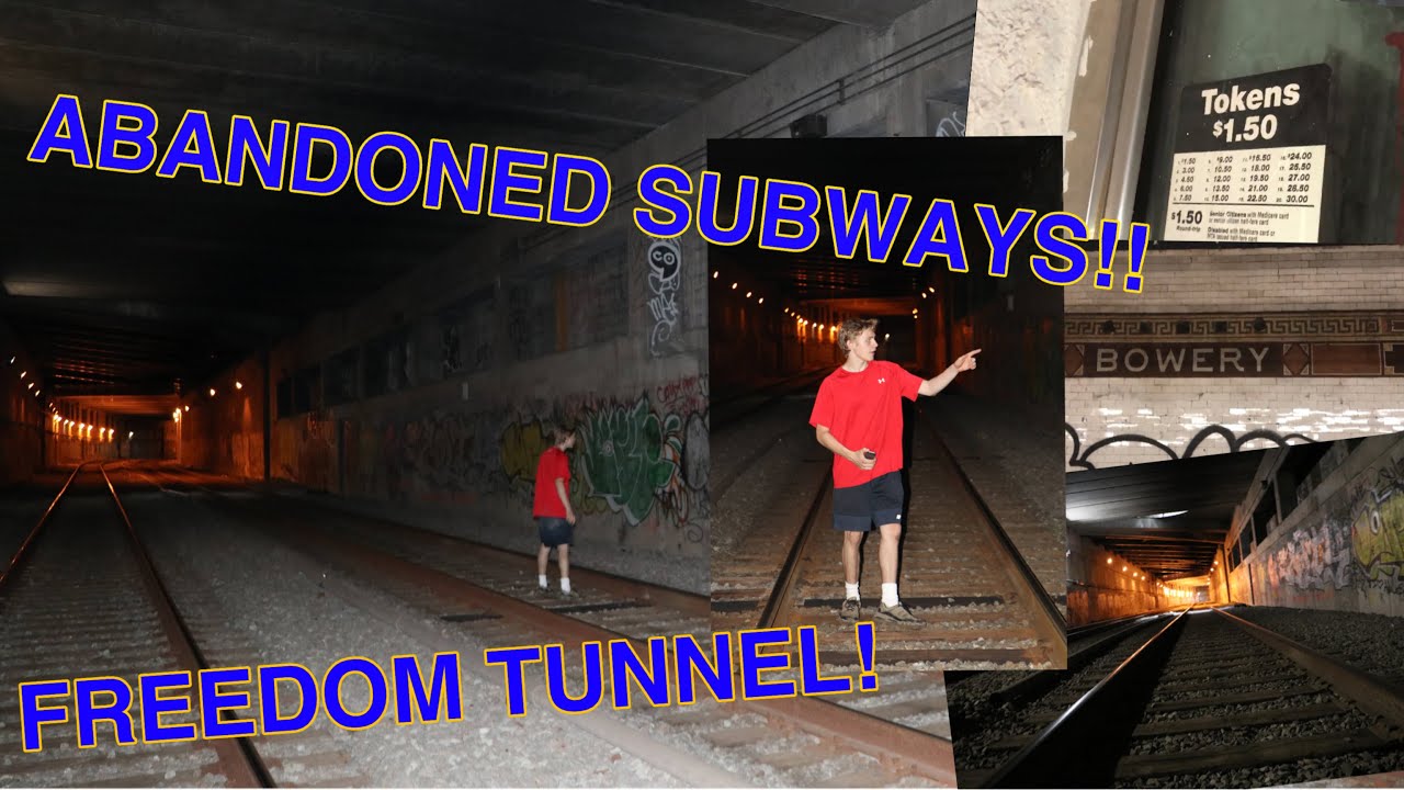 Vlog #263 EXPLORING FREEDOM TUNNEL & ABANDONED STATIONS