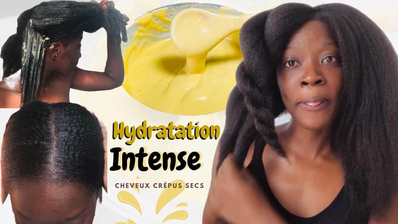 CHEVEUX PLUS LONGS ET FORTS AVEC CETTE HYDRATATION INTENSE : masque hydratant 100% naturel