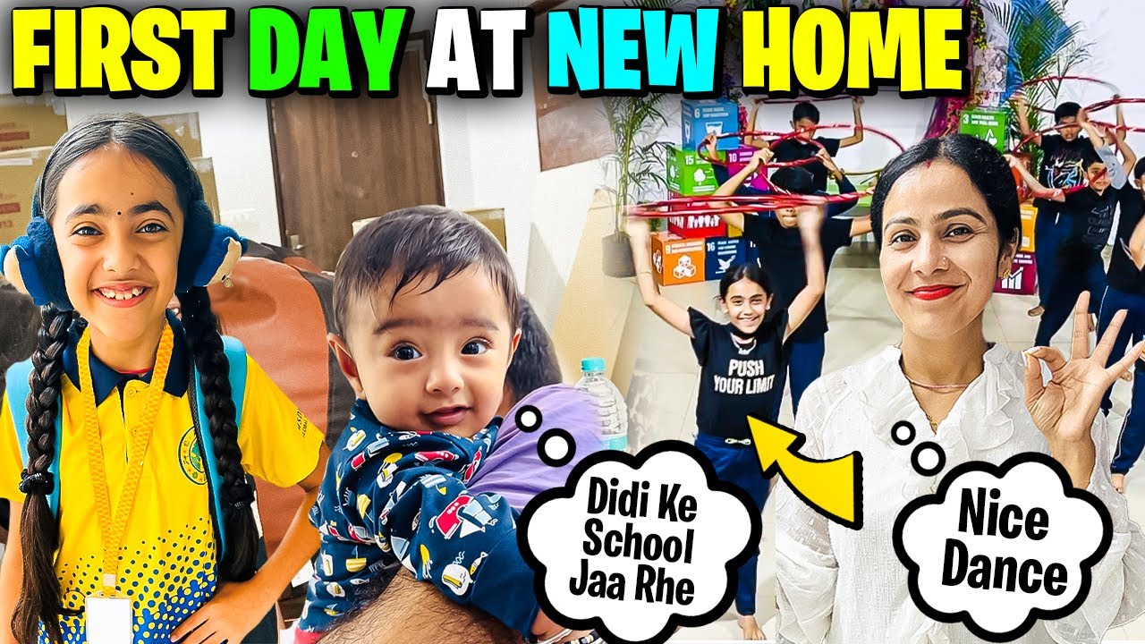 OMG😱*DANCE PERFORMANCE* in School😍*First Day New Home*🏡School Visit📚Samayra Narula and Family