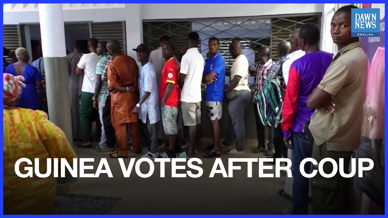 Guinea Votes in First Presidential Election Since 2021 Military Coup | Dawn News English