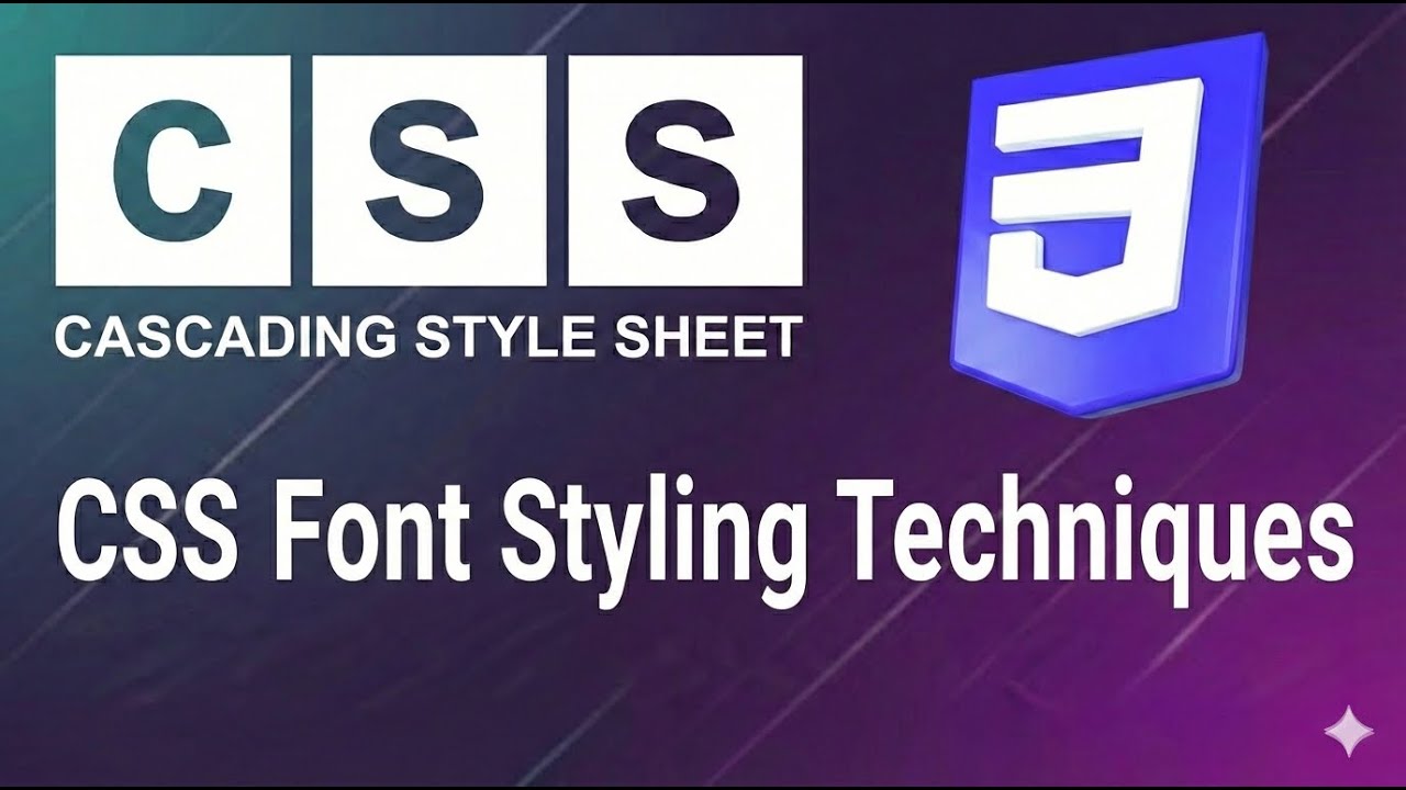 Полный курс CSS 2026 | Методы стилизации шрифтов в CSS для начинающих