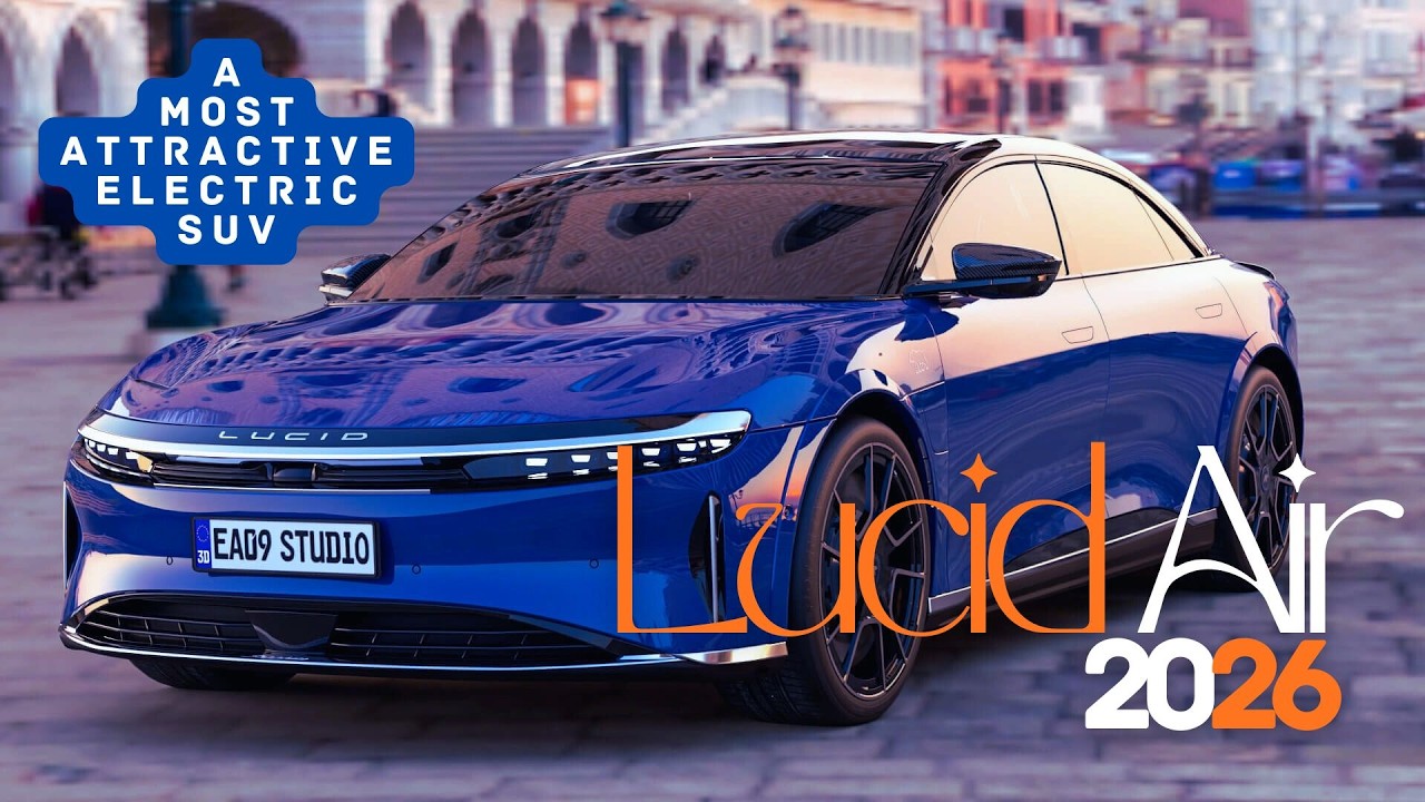 Обзор Lucid Air 2026 ⚡ Футуристический дизайн, роскошный интерьер и зарядка: объяснение принципа ...