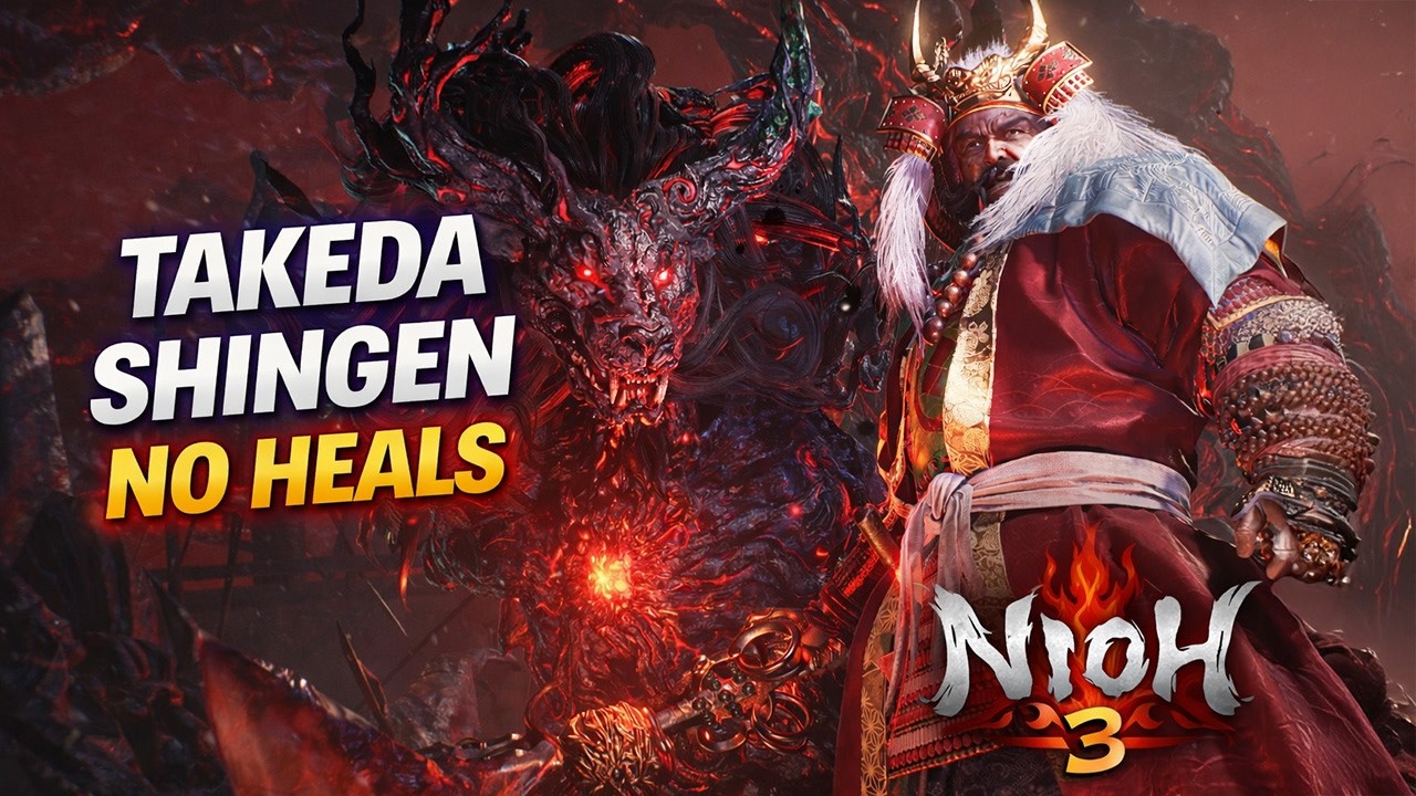 Takeda Shingen SOLO No Heals Boss Fight – A Fiery Invasion | Nioh 3