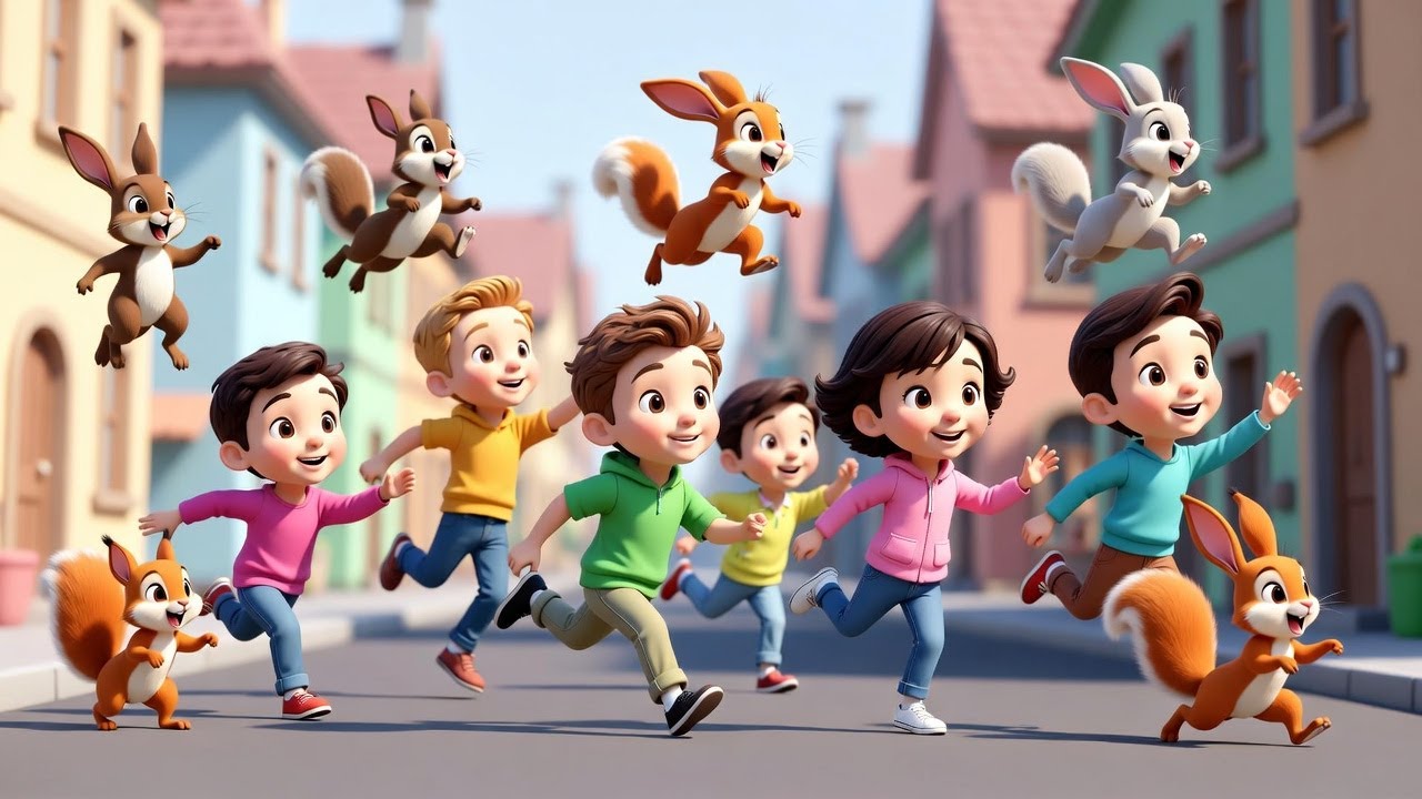 🎵 Happy Feet on Music Street | Nursery Rhymes & Kids Songs