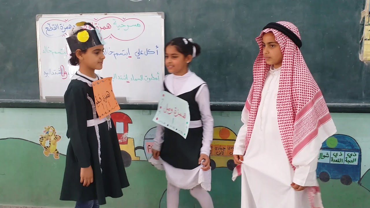 مسرحية☆☆ همزة الوصل والقطع☆☆إشراف المعلمة عبير المصري