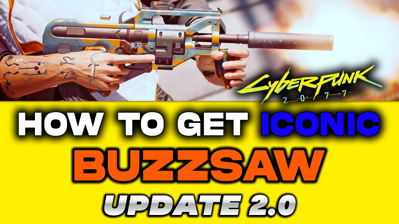 CYBERPUNK 2.0 ICONIC Weapon BUZZSAW Location Guide After Update 2.0 | RARE Submachine Gun