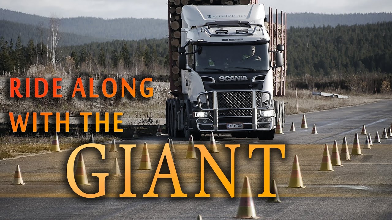 Ride Along With The Giant - 104 tonne timber truck
