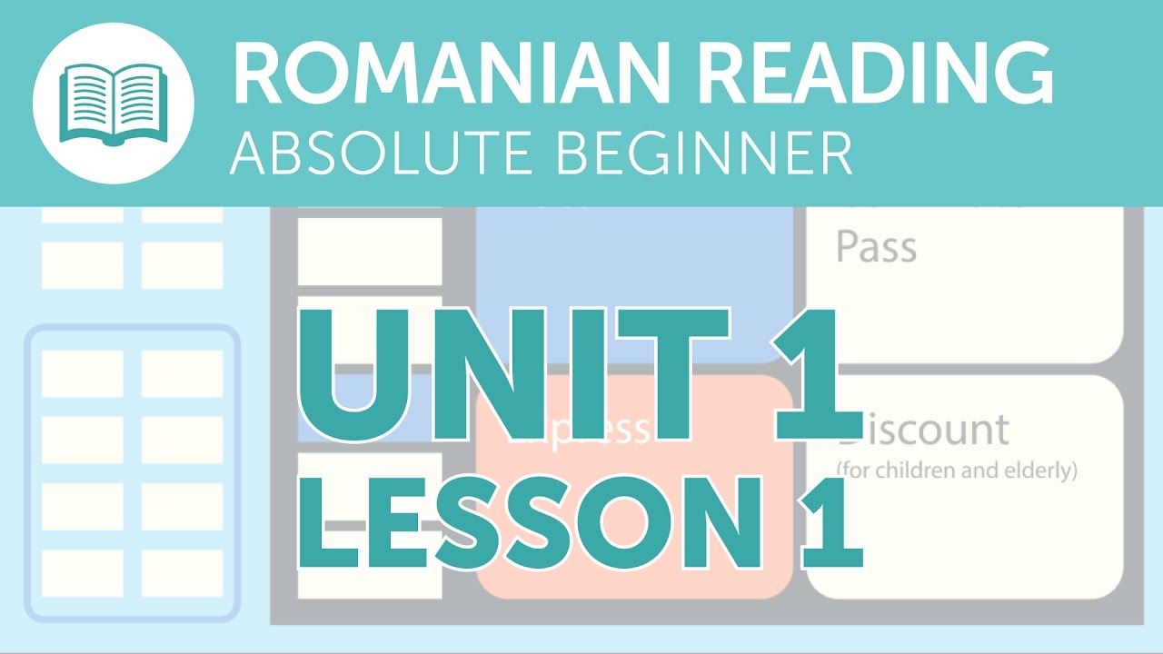 Romanian Reading Practice for Absolute Beginners - Buying a Train Ticket