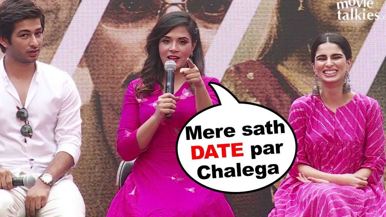 Richa Chadda's FUNNY Moments With Media Reporter At 3 Storeys Trailer Launch
