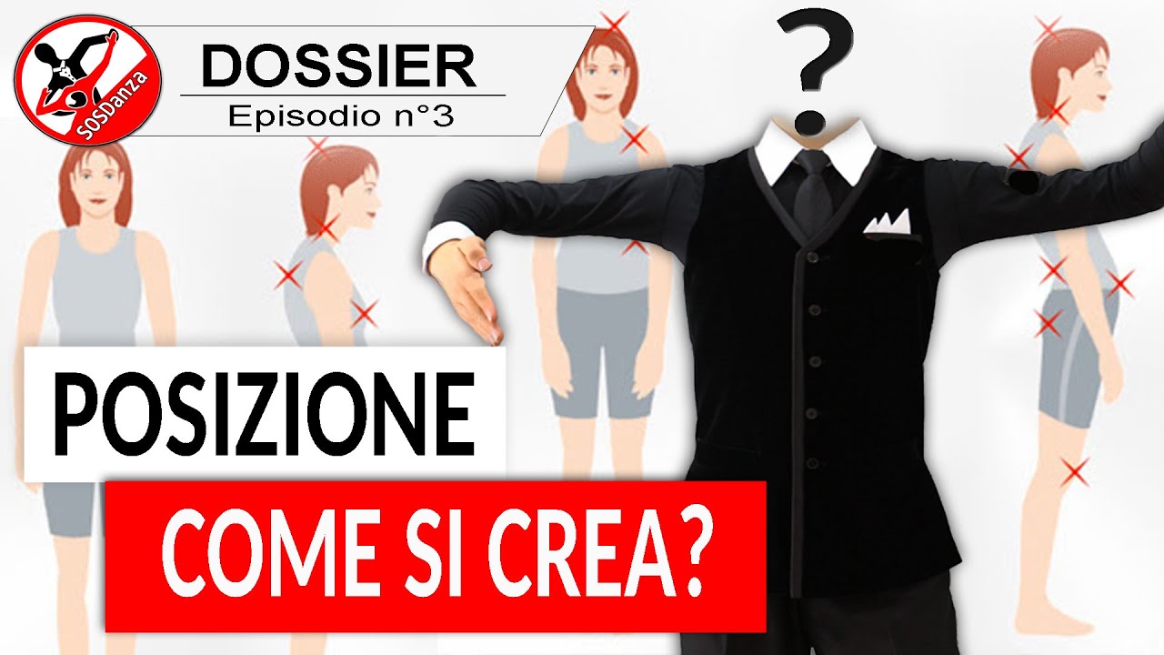 POSIZIONE delle BRACCIA in DANZE STANDARD, Essenziale prima di tutti i PASSI BASE o FIGURE DI BALLO