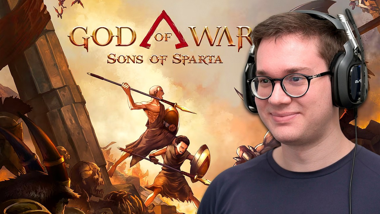 NOVO GOD OF WAR SONS OF SPARTA #1 - Conferindo o Game!