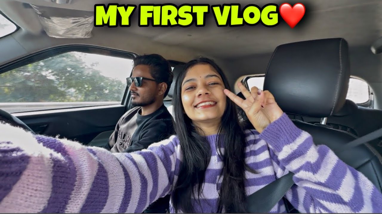 My First Vlog |Siddu Sristy vlog❤️