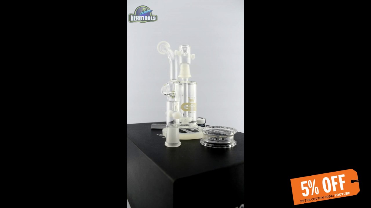 Grace Glass Recycler 2-in-1 Herb & Oil Bong [HD] [HERBTOOLS]