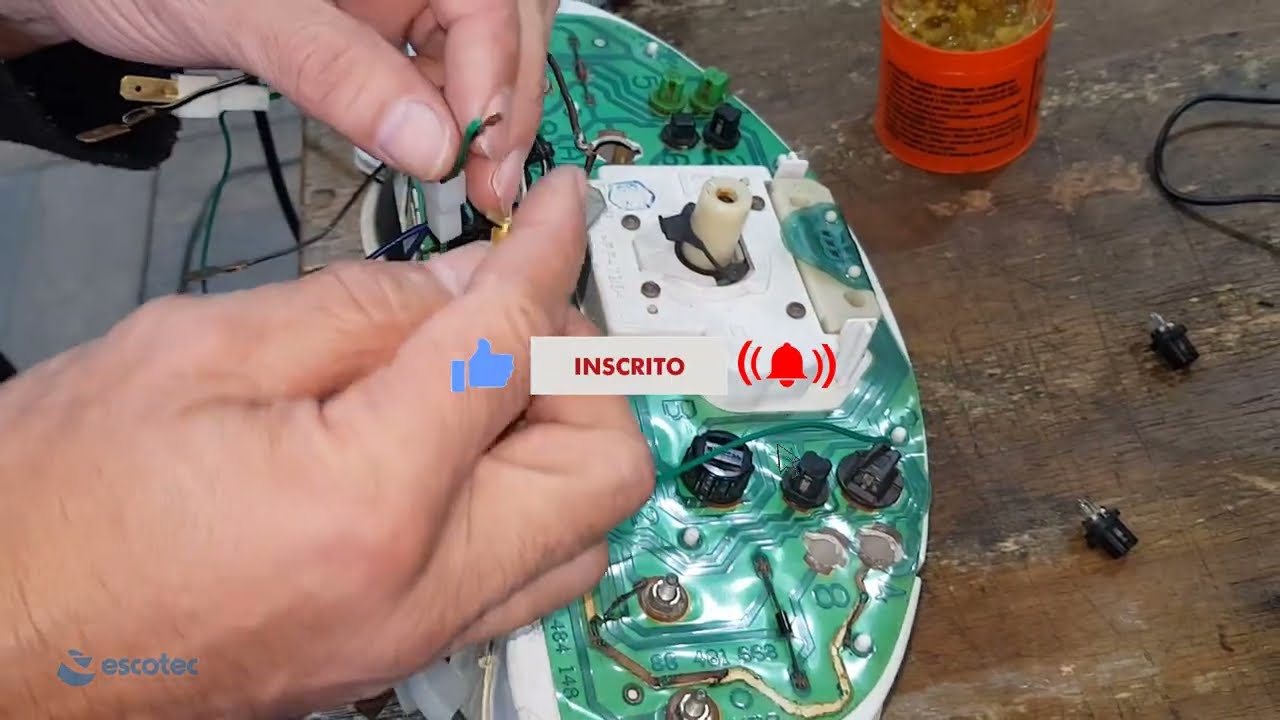 Como refazer trilha em circuito fácil placa de circuito trilha rompida painel normal painel digital