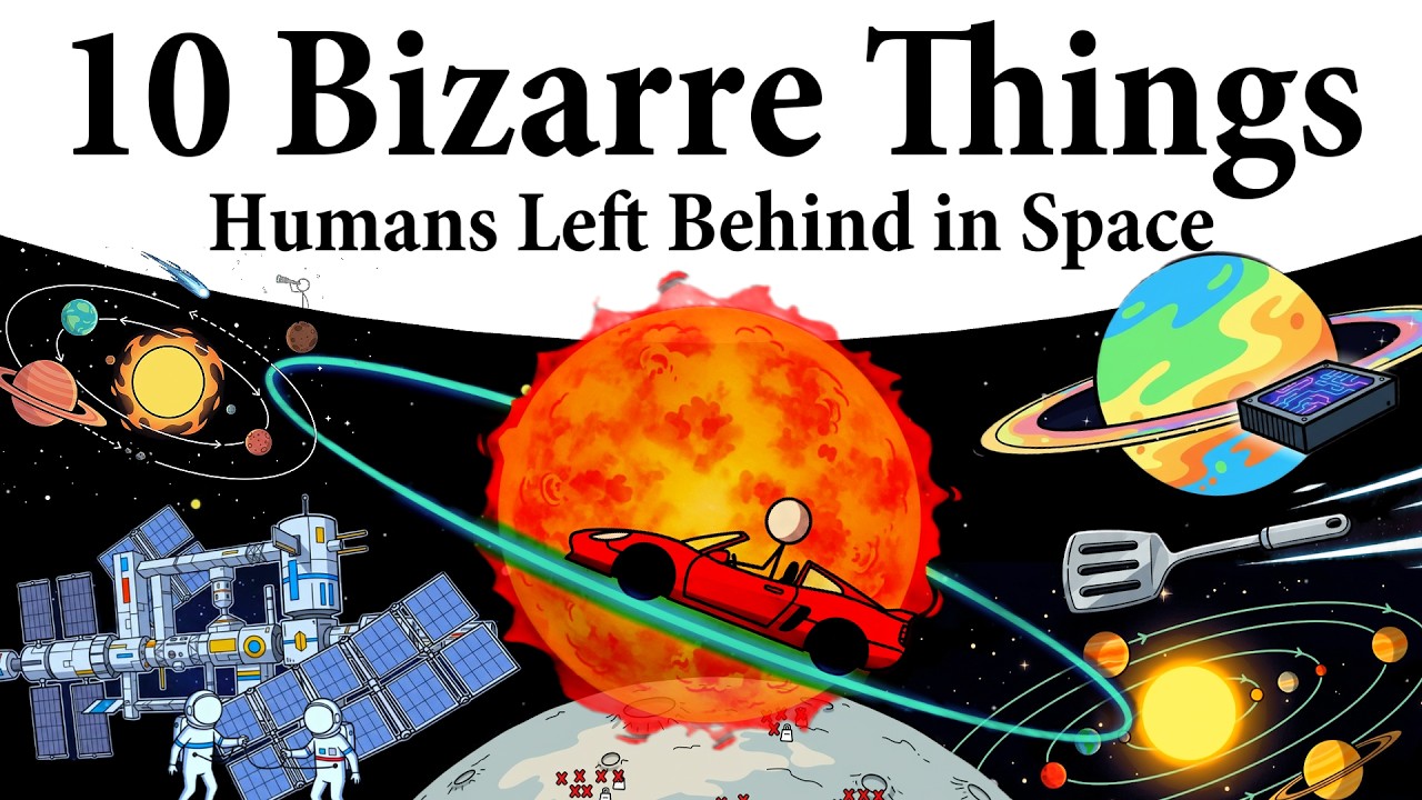 10 Bizarre Things Humans Left Behind in Space