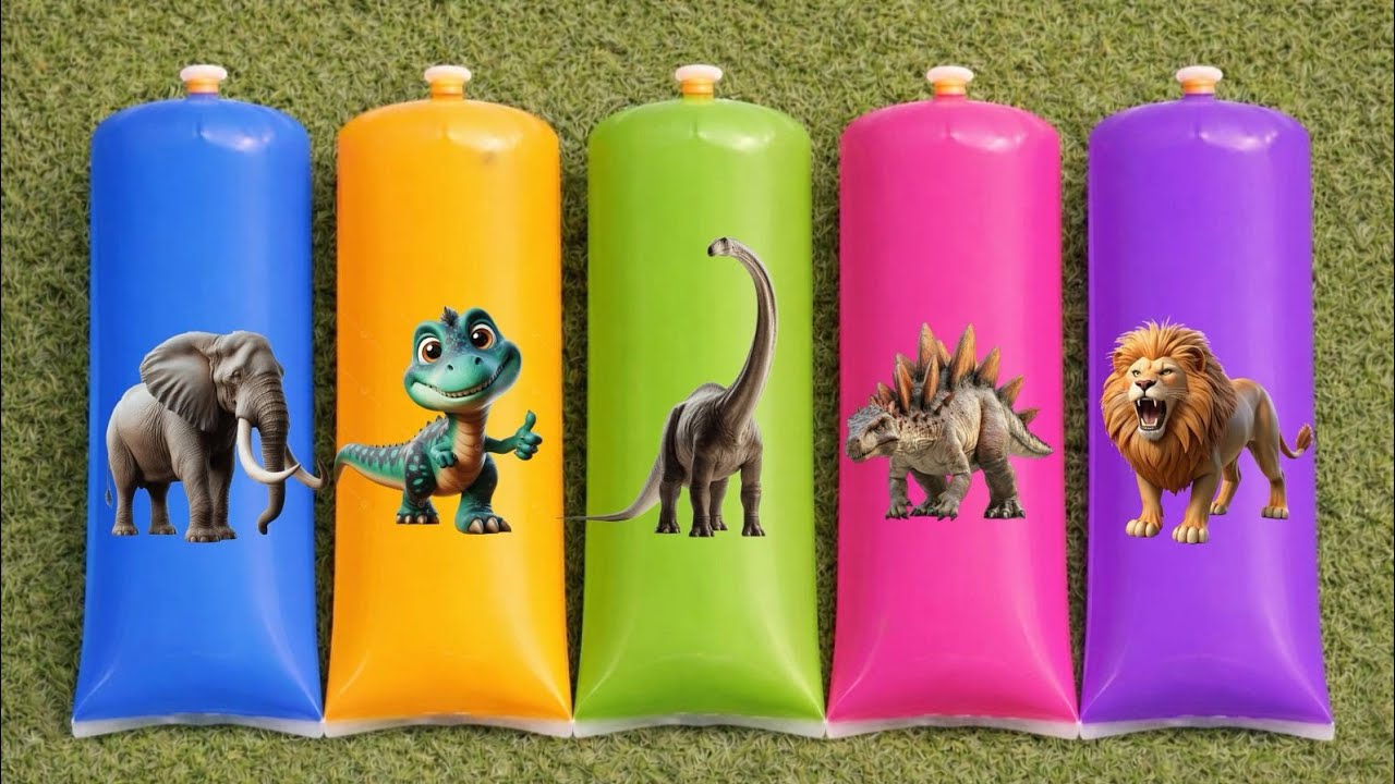 Dinosaurus Jurassic World Dominion | T-rex, Brachiosaurus, Brontosaurus, Lion, Mamut.