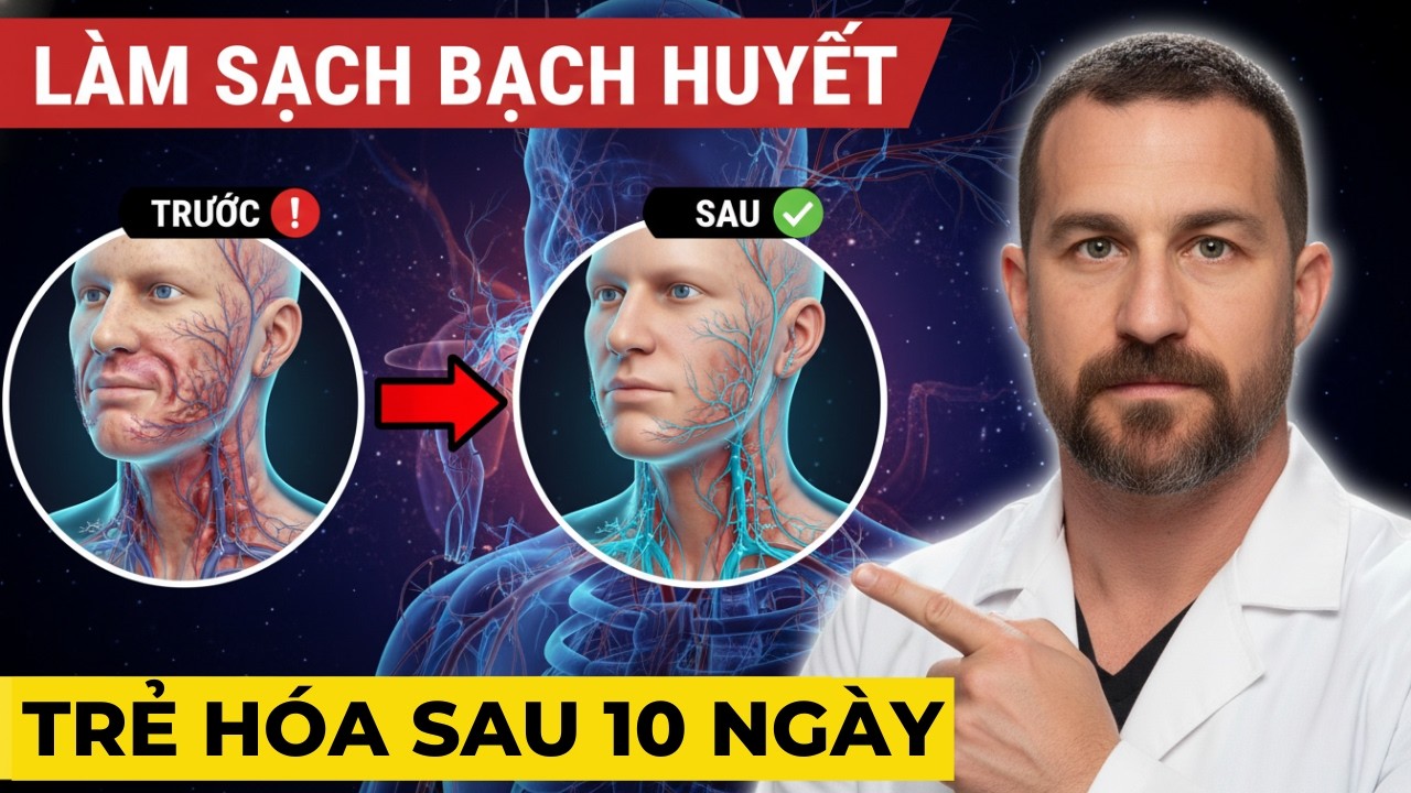 Kích hoạt hệ BẠCH HUYẾT để có Làn Da TRẺ ĐẸP và Cơ thể Khỏe Mạnh ! GS. Andrew Huberman