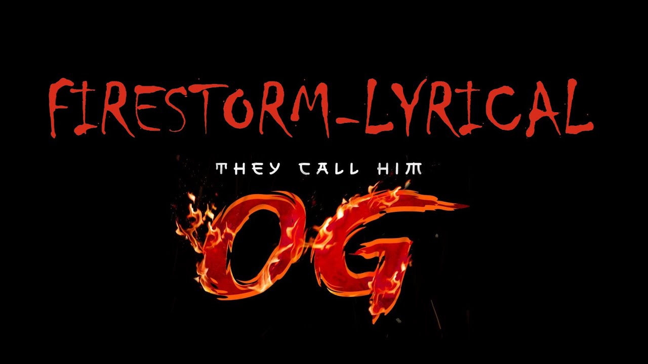 Firestorm Lyrical Video | OG Movie | Pawan Kalyan | Thaman S