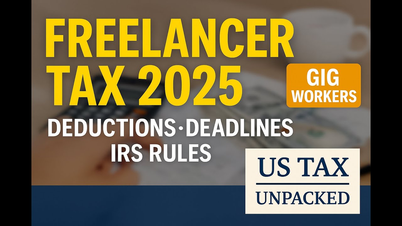Freelancer Tax Guide USA 2025 | Self-Employment Tax & Deductions Explained