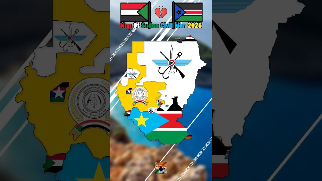 Sudan Civil War #sudan #2025 #sudancivilwar #southsudan #map #mapping #civilwar #war #savesudan