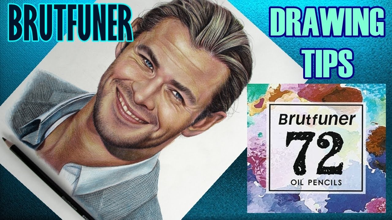 Realistic Drawing Tutorial for Beginners (BRUTFUNER Colored Pencil) BMD Portraits