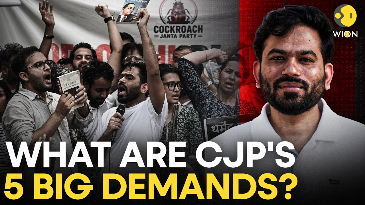 CJP LIVE: Cockroach Janta Party Protest Draws Huge Turnout-  What are The 5 Demands Raised? | WION