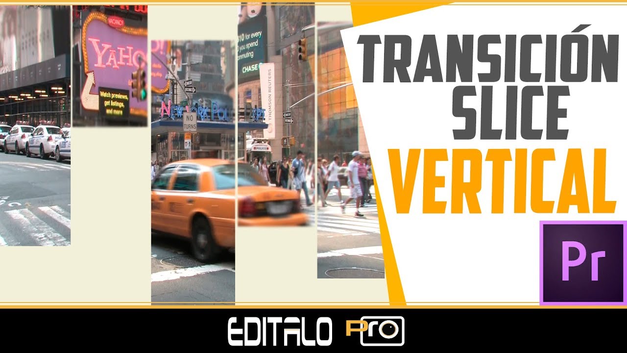 C&oacute;mo Crear una Transici&oacute;n Slice Vertical - Adobe Premiere